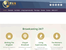 Tablet Screenshot of christfamilynetwork.com